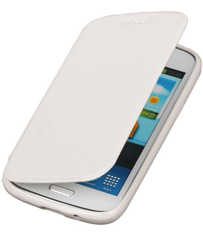 Polar Map Case Wit Huawei Ascend G510 TPU Bookcover Hoesje