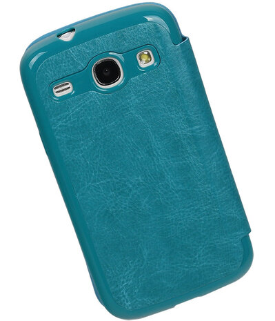 Polar Map Case Turquoise Sony Xperia Z1 TPU Bookcover Hoesje