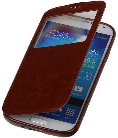 Polar View Map Case Bruin Samsung Galaxy Note 3 TPU Hoesje
