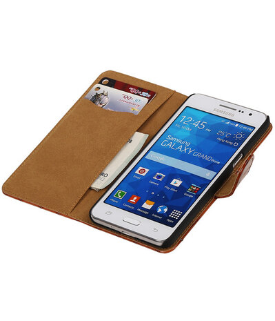 Bruin Croco Samsung Galaxy Grand Prime Book/Wallet Case/Cover