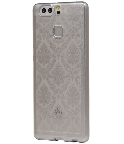 Zilver Brocant TPU back case cover hoesje voor Huawei P9