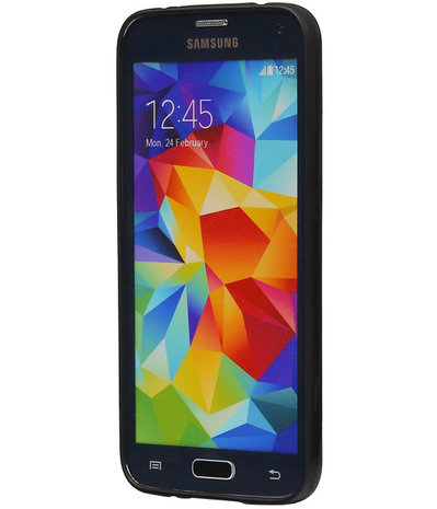 Zwart Brocant TPU back case cover hoesje voor Samsung Galaxy S5