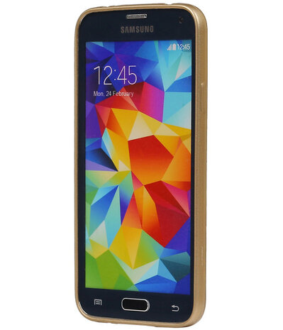 Goud Brocant TPU back case cover hoesje voor Samsung Galaxy S5