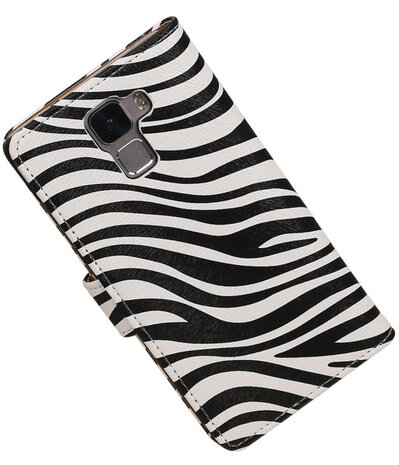 Huawei Honor 7 Zebra Bookstyle Wallet Hoesje