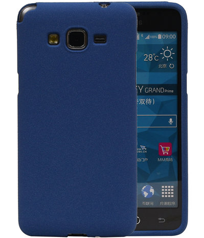 Blauw Zand TPU back case cover hoesje voor Samsung Galaxy Grand Prime