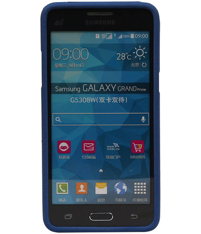 Blauw Zand TPU back case cover hoesje voor Samsung Galaxy Grand Prime