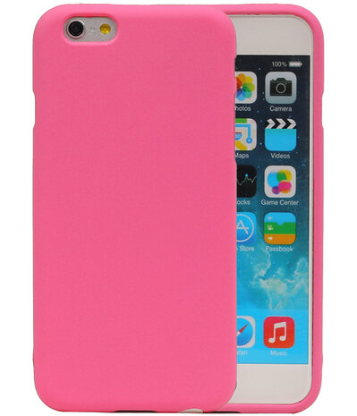 Roze Zand TPU back case cover hoesje voor Apple iPhone 6 / 6s