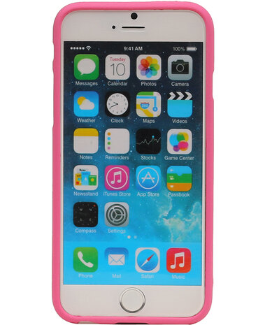 Roze Zand TPU back case cover hoesje voor Apple iPhone 6 / 6s