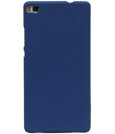 Blauw Zand TPU back case cover hoesje voor Huawei P8