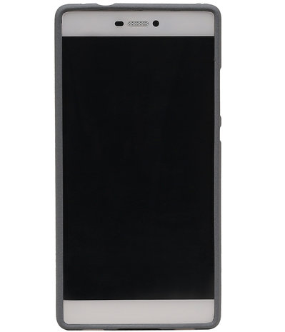 Grijs Zand TPU back case cover hoesje voor Huawei P8