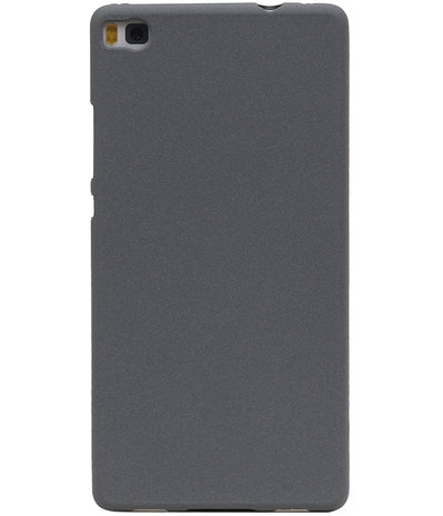 Grijs Zand TPU back case cover hoesje voor Huawei P8