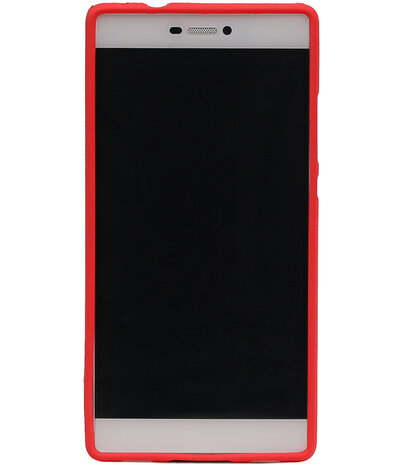 Rood Zand TPU back case cover hoesje voor Huawei P8