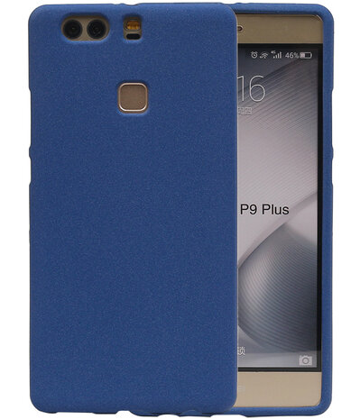 Blauw Zand TPU back case cover hoesje voor Huawei P9 Plus