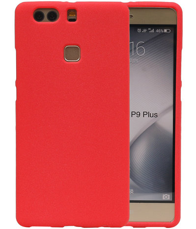 Rood Zand TPU back case cover hoesje voor Huawei P9 Plus