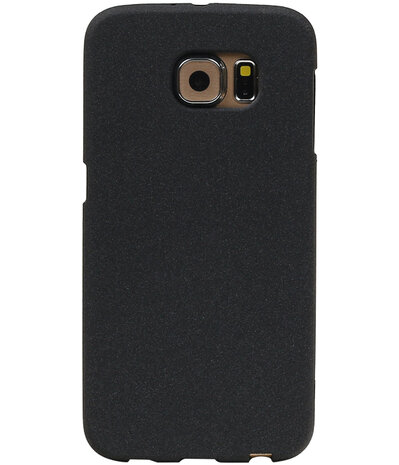 Zwart Zand TPU back case cover hoesje voor Samsung Galaxy S6