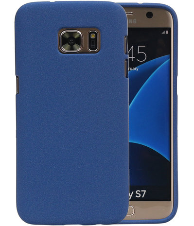 Blauw Zand TPU back case cover hoesje voor Samsung Galaxy S7