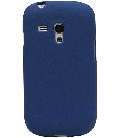 Blauw Zand TPU back case cover hoesje voor Samsung Galaxy S3 mini I8190