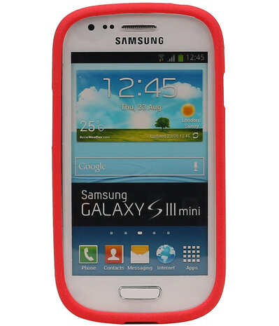 Rood Zand TPU back case cover hoesje voor Samsung Galaxy S3 mini I8190