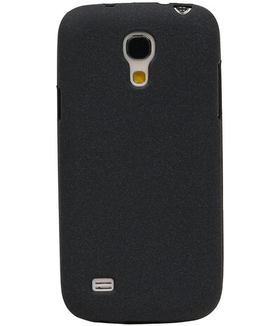 Zwart Zand TPU back case cover hoesje voor Samsung Galaxy S4 mini I9190