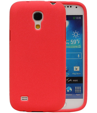 Rood Zand TPU back case cover hoesje voor Samsung Galaxy S4 mini I9190