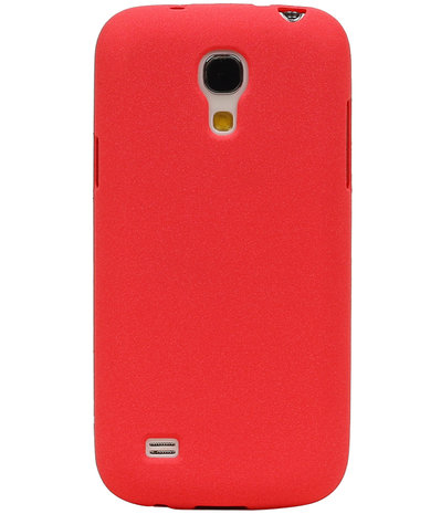 Rood Zand TPU back case cover hoesje voor Samsung Galaxy S4 mini I9190