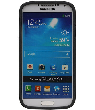 Zwart Zand TPU back case cover hoesje voor Samsung Galaxy S4 I9500