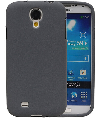 Grijs Zand TPU back case cover hoesje voor Samsung Galaxy S4 I9500