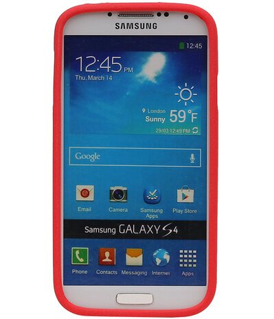 Rood Zand TPU back case cover hoesje voor Samsung Galaxy S4 I9500