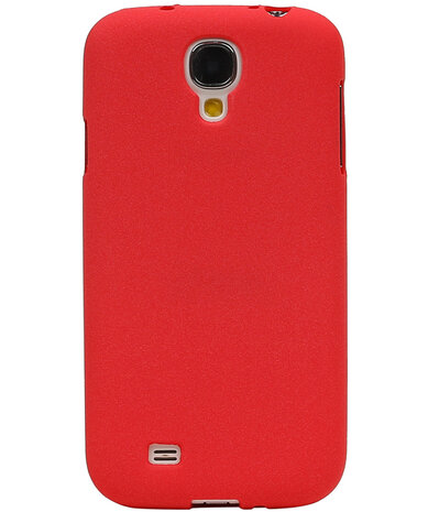 Rood Zand TPU back case cover hoesje voor Samsung Galaxy S4 I9500