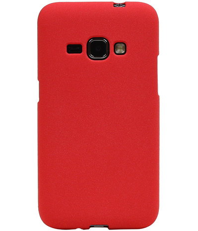 Rood Zand TPU back case cover hoesje voor Samsung Galaxy J1 2016