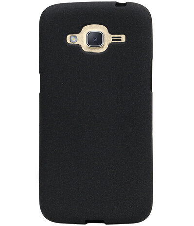 Zwart Zand TPU back case cover hoesje voor Samsung Galaxy J2 2016