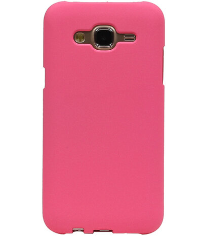 Roze Zand TPU back case cover hoesje voor Samsung Galaxy J5