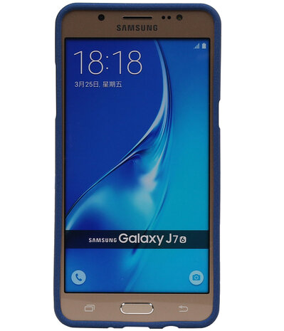 Blauw Zand TPU back case cover hoesje voor Samsung Galaxy J7 2016