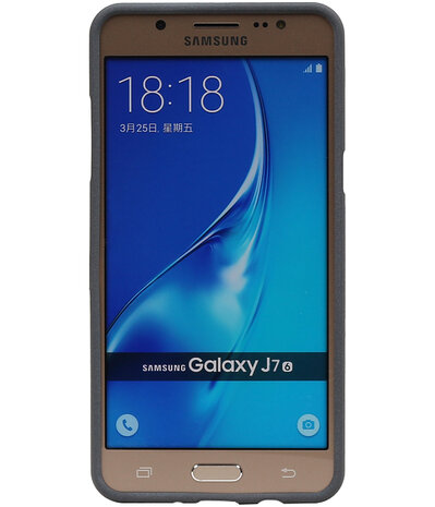 Grijs Zand TPU back case cover hoesje voor Samsung Galaxy J7 2016