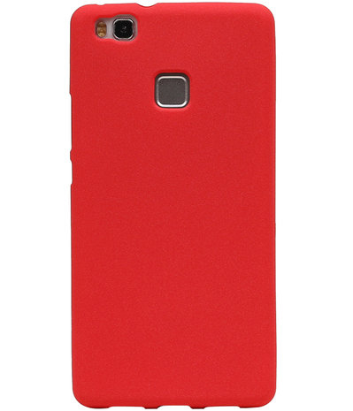 Rood Zand TPU back case cover hoesje voor Huawei P9 Lite
