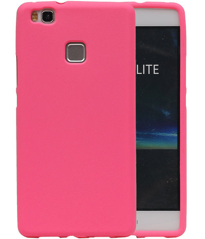 Roze Zand TPU back case cover hoesje voor Huawei P9 Lite