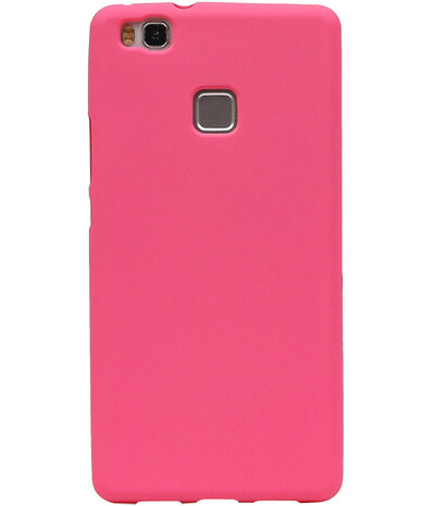 Roze Zand TPU back case cover hoesje voor Huawei P9 Lite