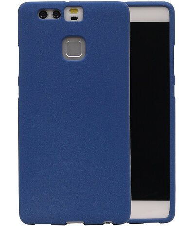 Blauw Zand TPU back case cover hoesje voor Huawei P9