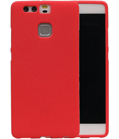 Rood Zand TPU back case cover hoesje voor Huawei P9