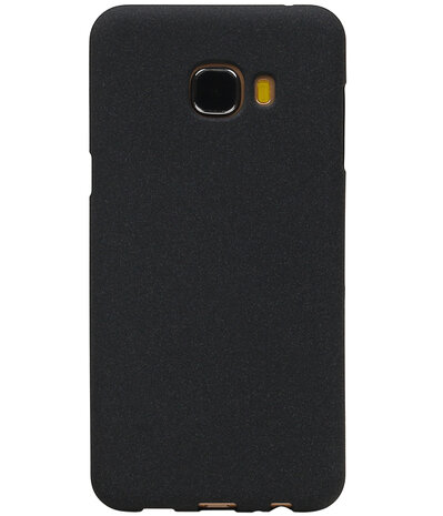 Zwart Zand TPU back case cover hoesje voor Samsung Galaxy C5