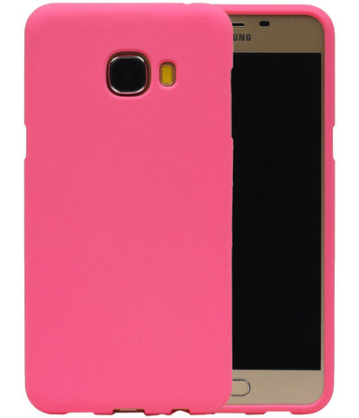 Roze Zand TPU back case cover hoesje voor Samsung Galaxy C5