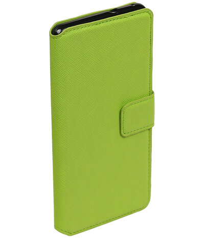 Groen Huawei P9 Lite TPU wallet case booktype hoesje HM Book