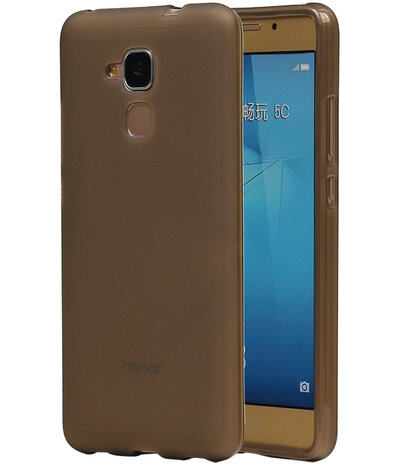 Huawei Honor 5c TPU Hoesje Transparant Grijs