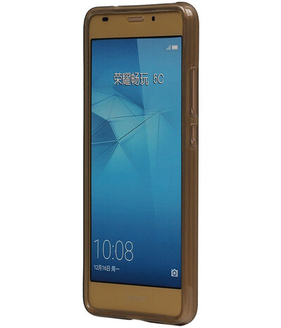 Huawei Honor 5c TPU Hoesje Transparant Grijs