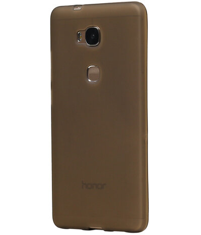 Huawei Honor 5X TPU Hoesje Transparant Grijs