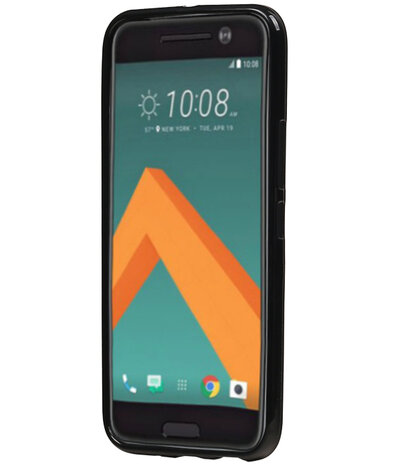 HTC 10 TPU Back Cover Hoesje Zwart