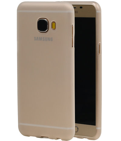Samsung Galaxy C5 TPU Hoesje Transparant Wit