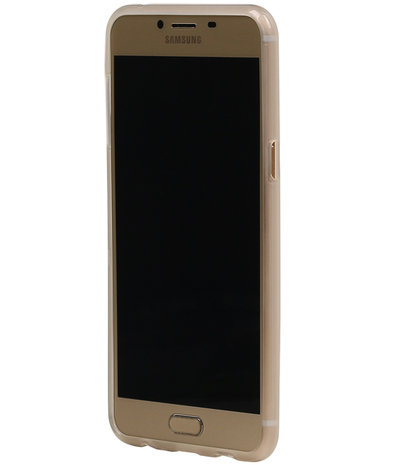 Samsung Galaxy C5 TPU Hoesje Transparant Wit