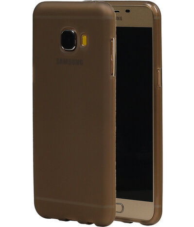 Samsung Galaxy C5 TPU Hoesje Transparant Grijs