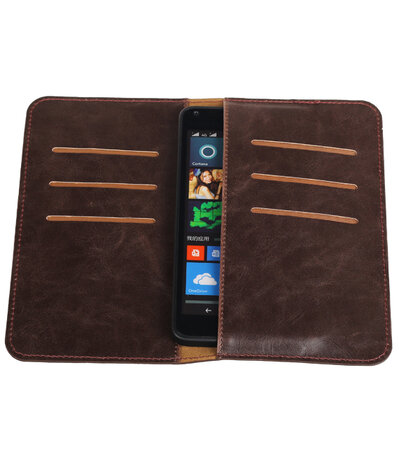 Mocca Pull-up Medium Pu portemonnee wallet voor Microsoft